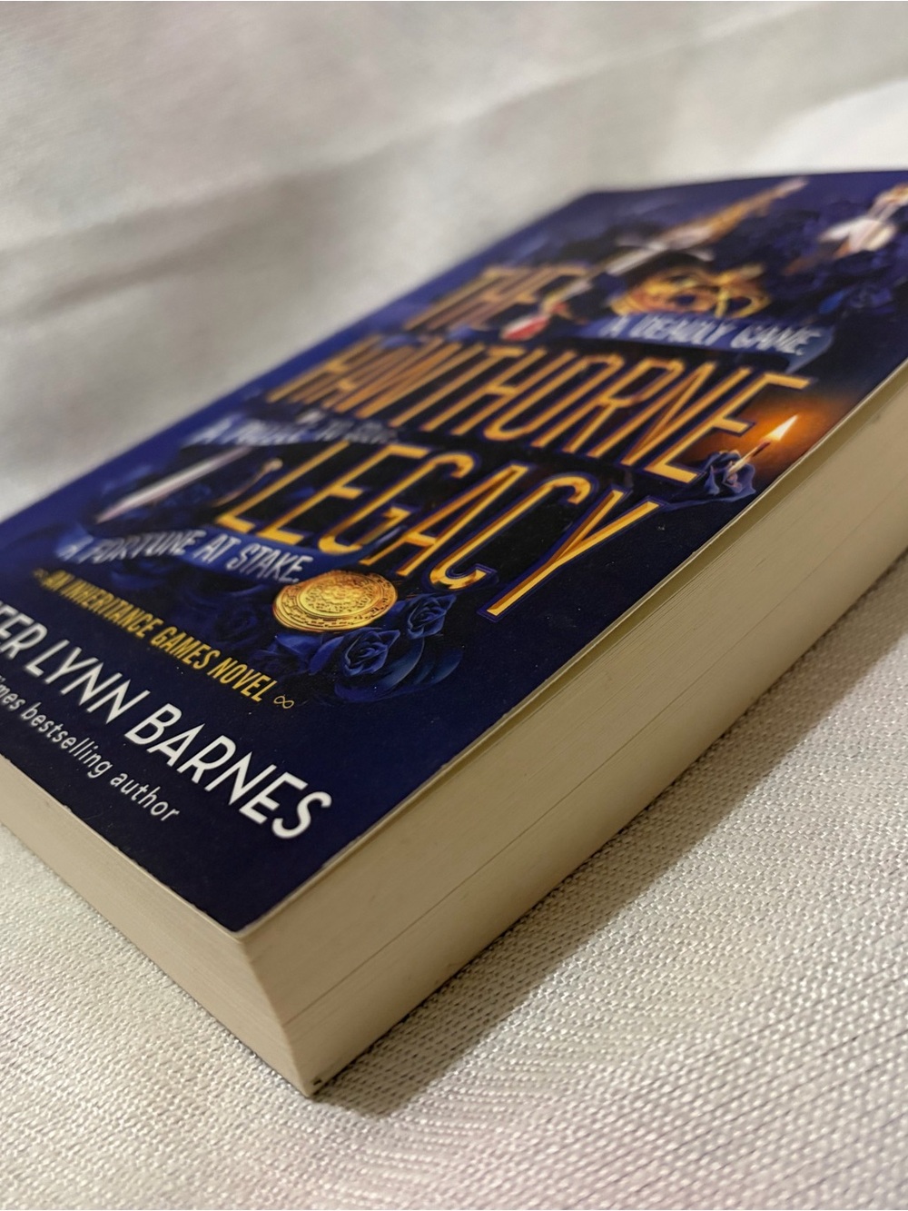 📚 3/$15 The Hawthorne Legacy Jennifer Lynn Barnes Inheritance Games Paperback - Picture 4 of 4